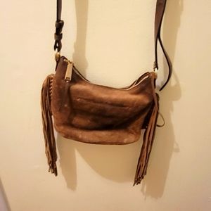 Suede bag